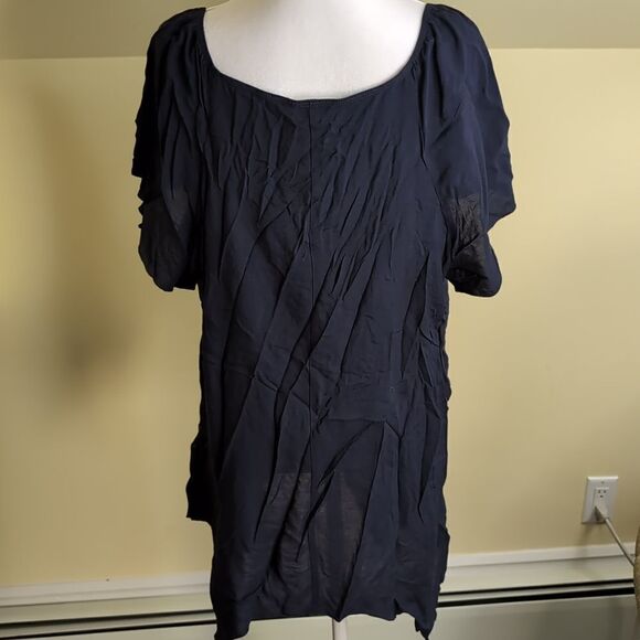 Cato Woman 22/24 Flutter Sleeve Beaded Blouse, NEW - Picture 6 of 10